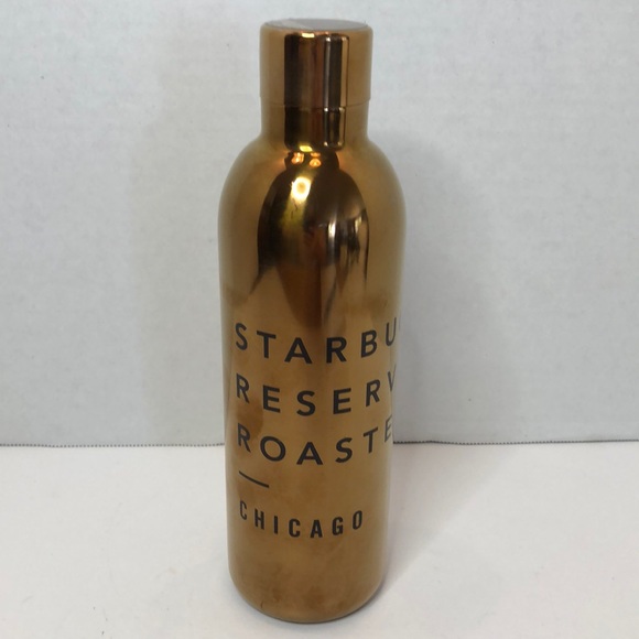 Starbucks Reserve Roastery Chicago Copper Colored 20 once Travel Tumbler - Picture 1 of 4